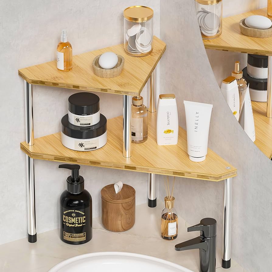 Amazon.com: Weenson Bathroom Organizer Countertop Corner